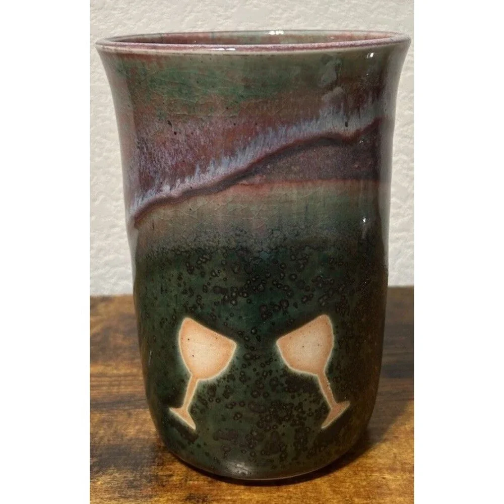 Studio Pottery by Susan. Wine Chiller.